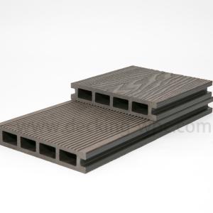 Quality 3D Embossed Teak Wood Flooring WPC Decking for Outdoor Garden Panel in Shanghai Port wholesale
