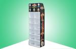 12 Cell Corrugated Cardboard Display Stands For Firestarter , Cardboard Floor