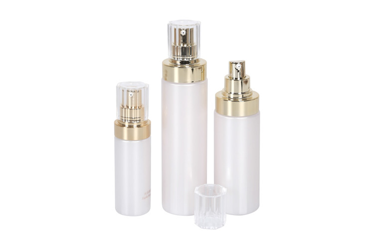 30/50/60/120/170ml Plastic Cosmetic Bottle Set With Cream Jar Skin Care Hexagon Cream Jar Empty Lotion Serum Bottle