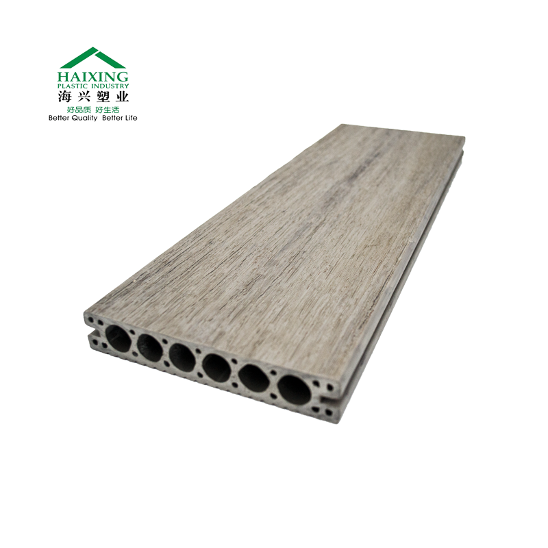 Click Installation PVC Decking Board for Terrace Exterior Wood Plastic Composite Deck