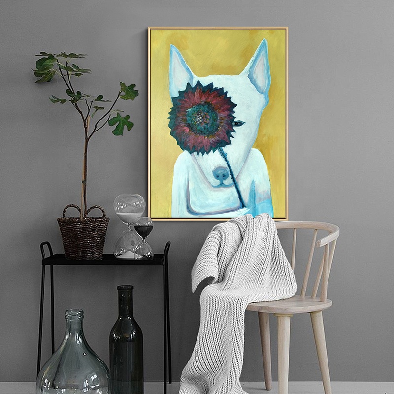 OEM ODM Abstract Animal Oil Painting On Canvas Wall Art Decor Modern Textured