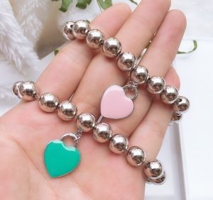 Adjustable Plain S925 Stretch Sterling Silver Beaded Bracelet Lightweight