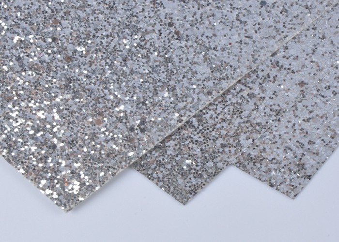 300gsm Invitation Card Silver Glitter Paper Cardstock For Festival Decoration