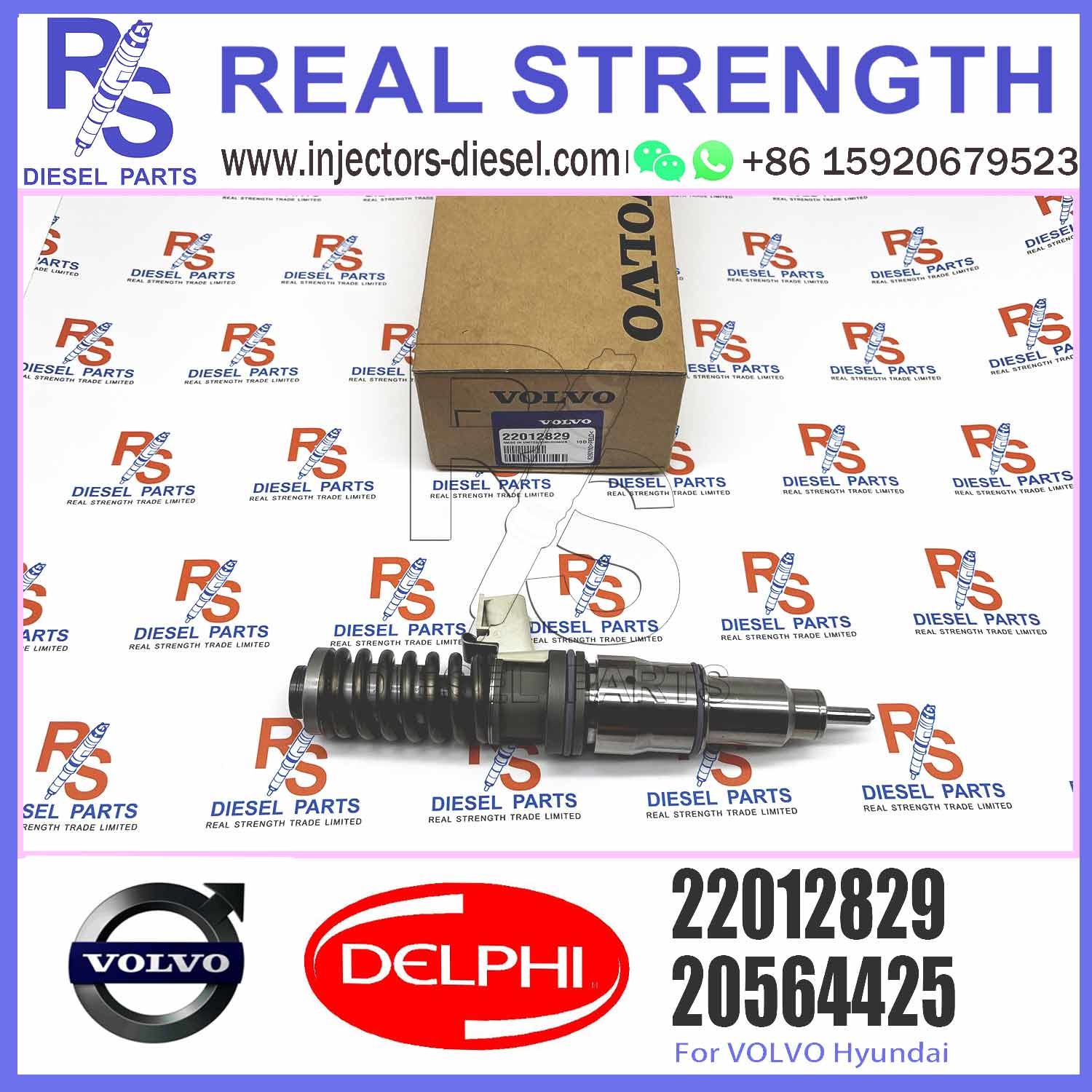 New Diesel Fuel Injector 22012829 BEBE4L13001 21714948 889498 22012829 For V-O-L-V D16
