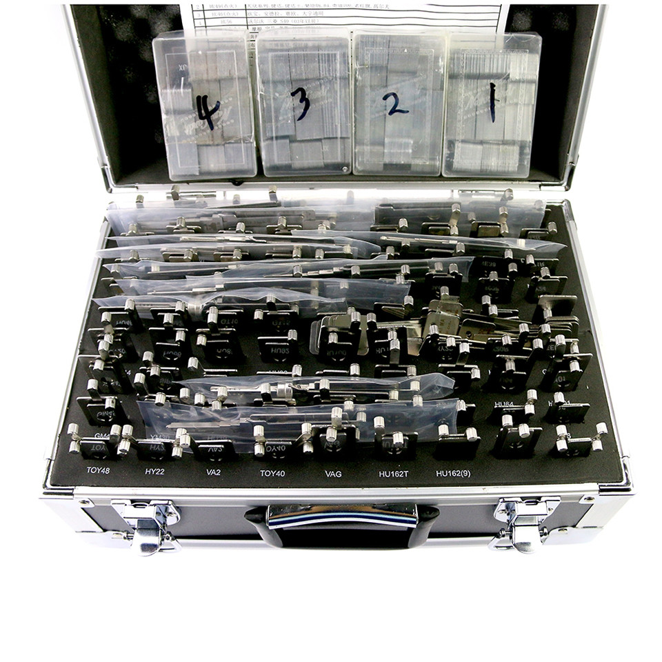 Mr. Li Original Lishi 2in1 Decoder and Pick – 93 Pieces Full Set w/ Storage Case