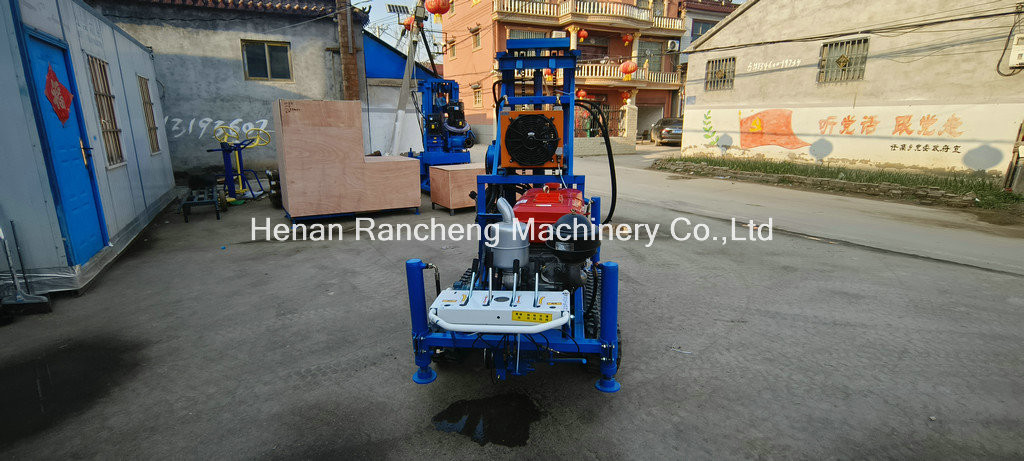 Rubber Crawler Mounted Portable Water Well Drilling Machine 150m Depth 450mm Diameter Easy Operation