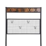 Industrial Hallway Coat Rack Furniture, Coat Stand with Shoe Bench, Coat Stand,