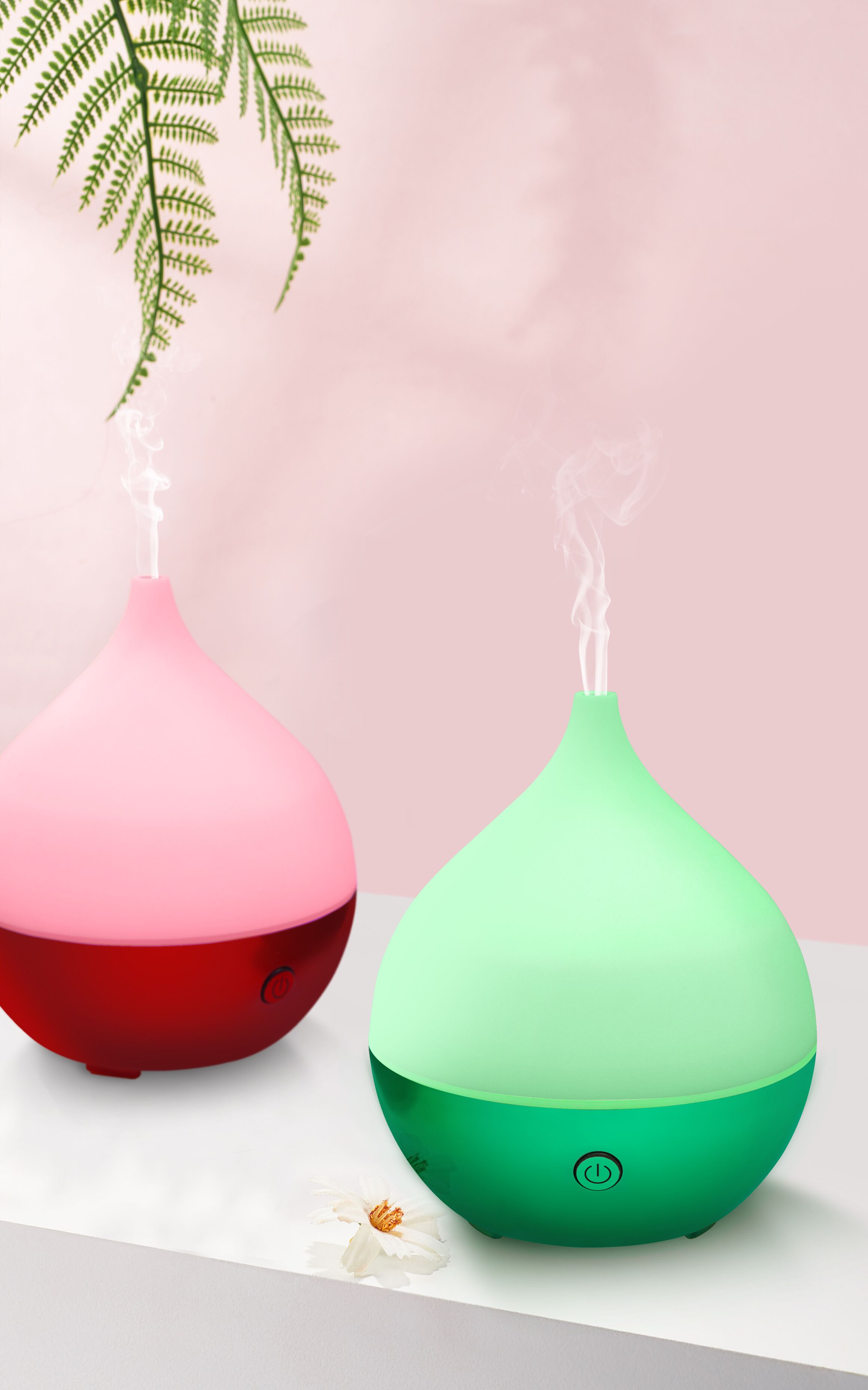 Home 200ml Essential Oil Wooden Aroma Diffuser Electric Anti Corrosion PP
