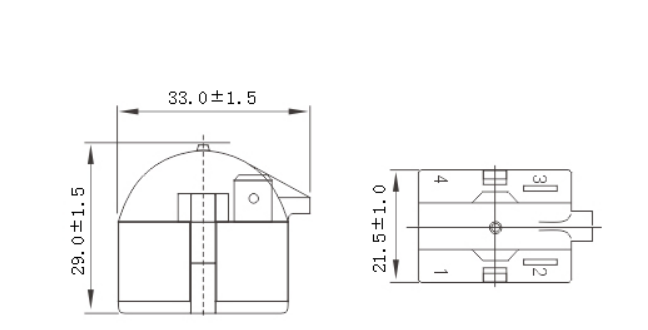 MZ9-33RX 19*2.5 PTC Thermistor For Motor Starting Chip