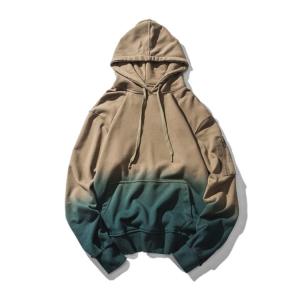 Quality Gradual Change Unisex Plain Hoodies 100 Percent Cotton Hoodies wholesale