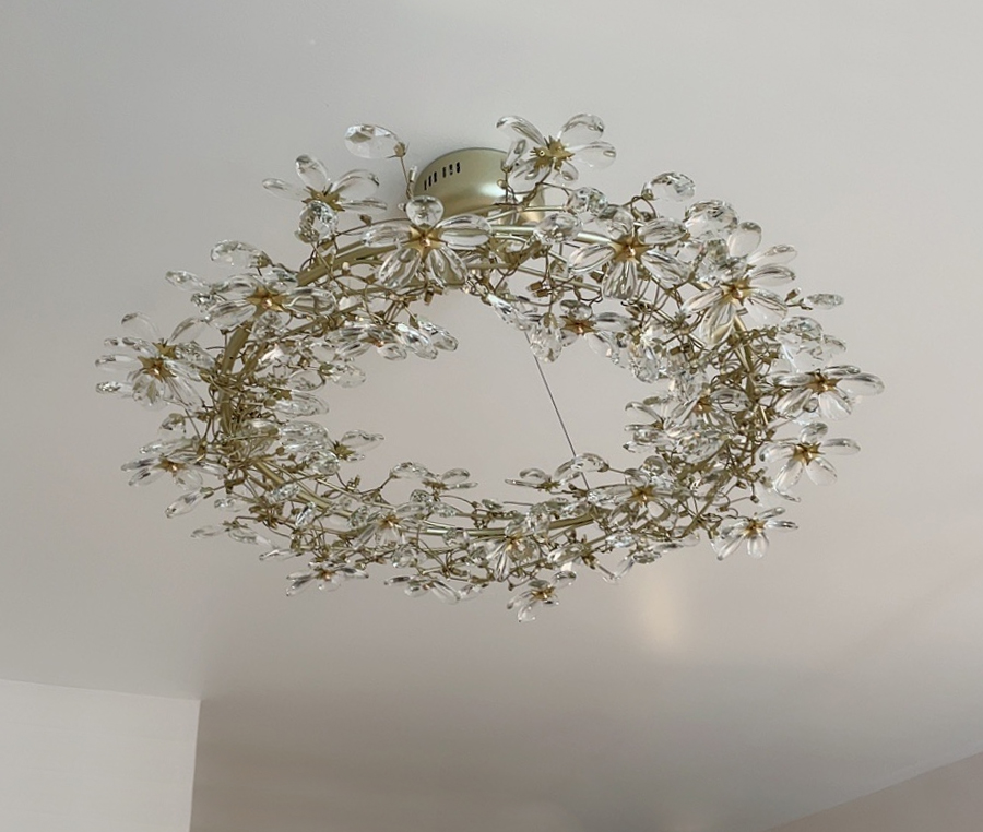 Crystal Chandelier LED Home Decor Lamp Round Flower Creative Design tree branch chandelier(WH-CY-232)