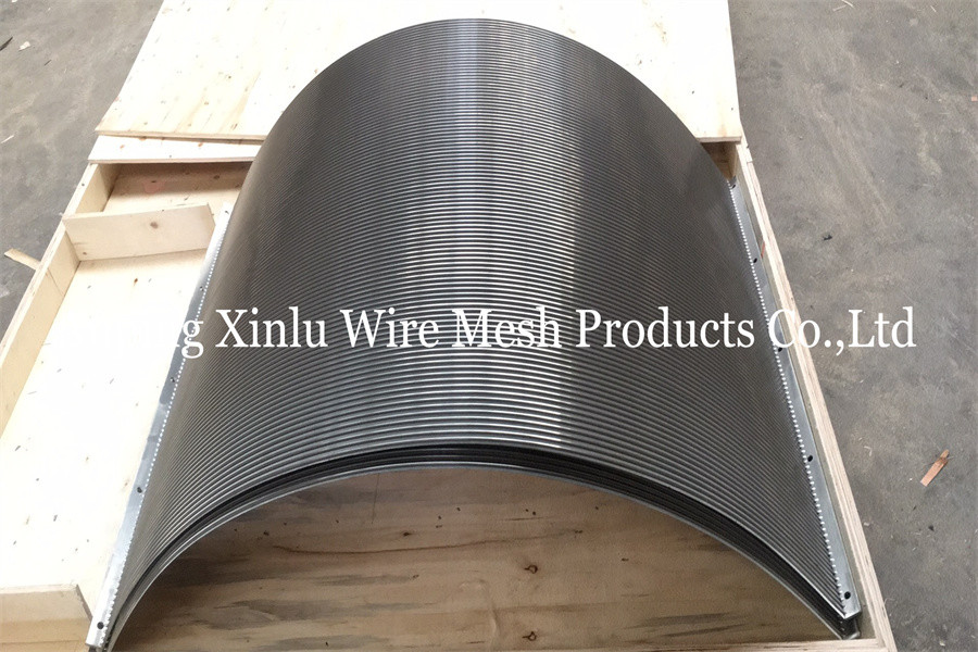 1.2x2m SS304 Wedge Wire Screens Vibrating Screen Panels With Slot 2mm