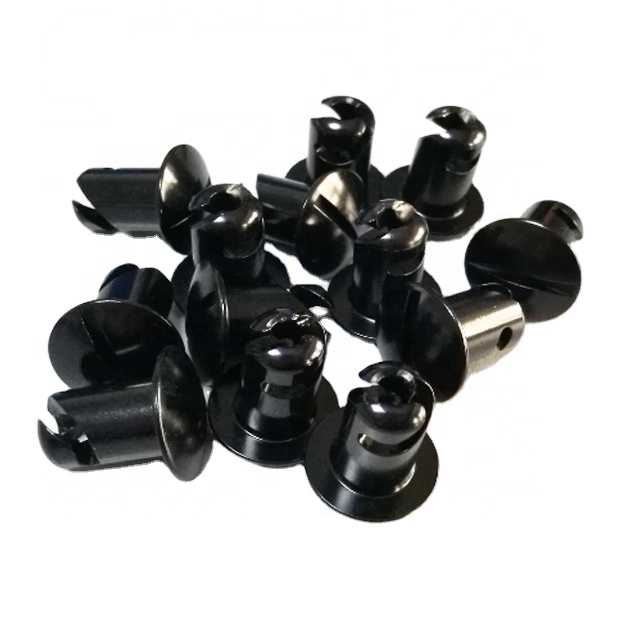 Universal Year 7/16"x.500" Quarter Turn Self Ejecting Dzus Aluminium Fastener Black Sprint Cars for Durable Performance