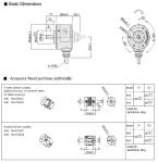 100mA Solid Shaft 6mm Incremental Optical Encoder