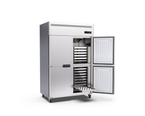 Quality R134a Commercial Upright Freezer 30 Trays 4 Door Upright Fridge For Kitchen wholesale
