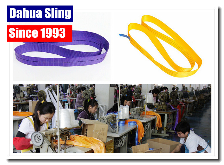 Disposable Polyester Endless Round Slings For Transporting Industry Low Elongation
