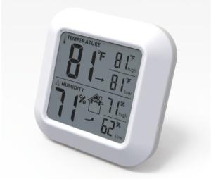 Quality Digital Thermo Hygro Station Hygro Thermometer 80 X 80 X 25mm wholesale