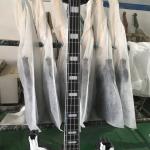 Factory George Lynch Skull Skeleton 4 Strings Electric Bass Guitar Basswood Body