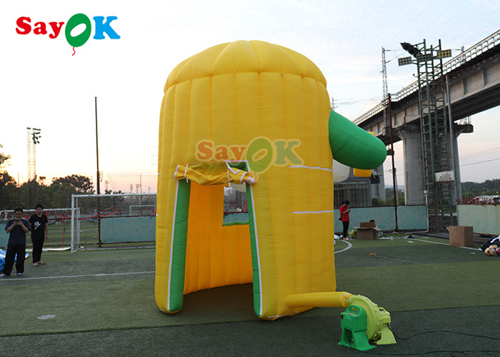 Oxford Inflatable Air Tent Lemon Cartoon Booth Aerated Custom Made