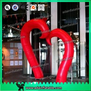 Quality New Brand Wedding Event Decoration Red Lighting Inflatable Cone/Inflatable Tusks wholesale