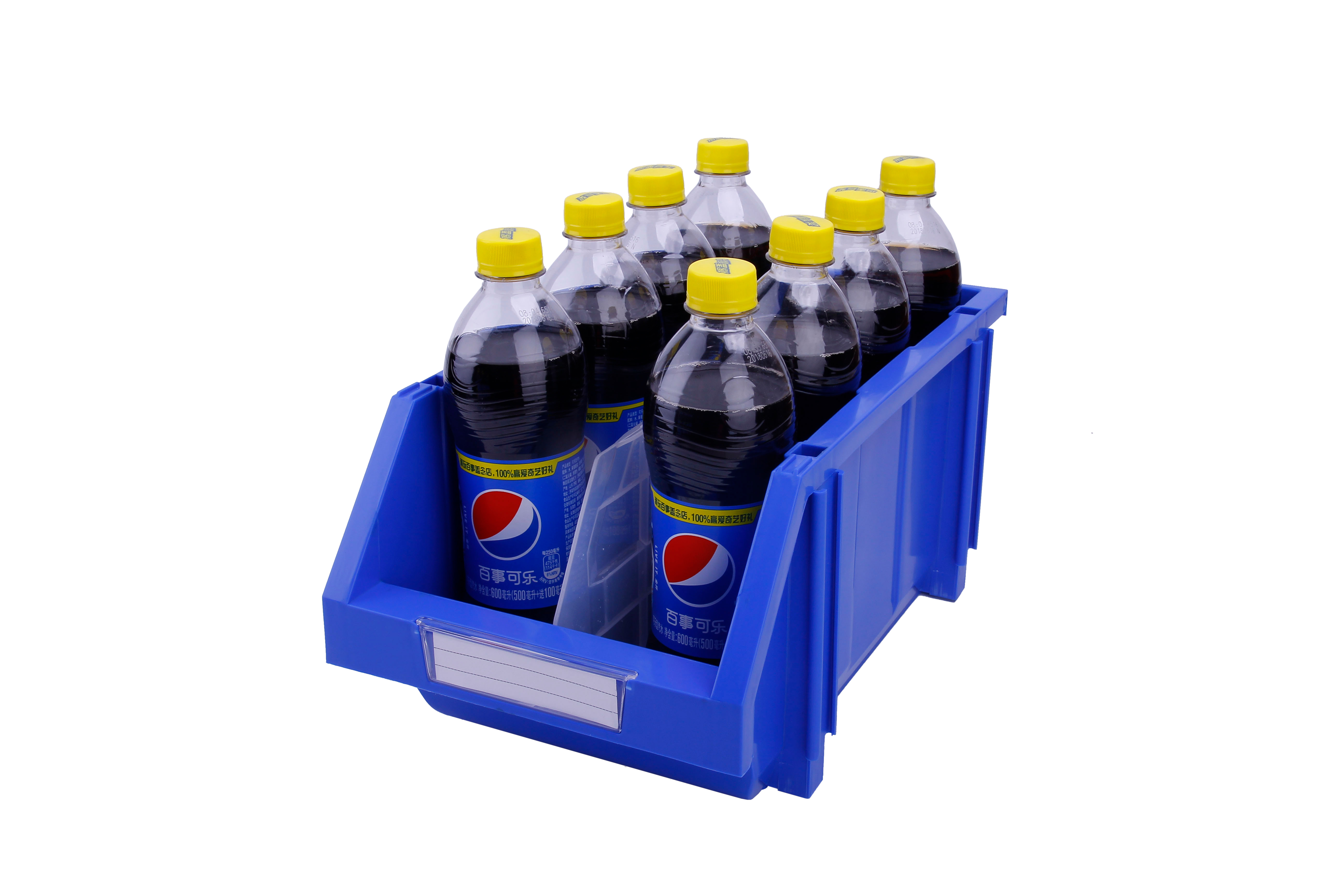 PP Wall Mounted Storage Bin Parts Rack Shelf Bins for Screw Nut Plastic Stackable Hanging Bin