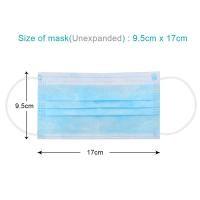 Quality Soft Non Woven Fabric Face Mask , Water Resistant Breathable Disposable Mouth Mask wholesale