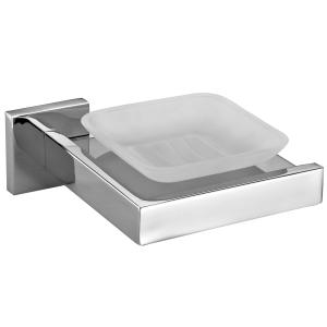 Quality Minimalist Design Soap Dish Holders Square Stainless Steel 304 Metal Soap Holder wholesale