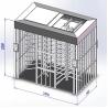Buy cheap Double Lane 60W SUS304 Full Body Turnstile from wholesalers