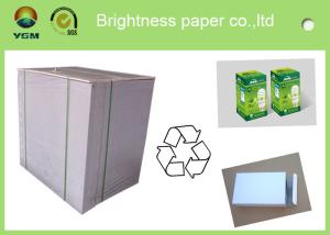 Quality Wood Pulp White Coated Grey Back Duplex Board For Packing 230gsm - 450gsm wholesale