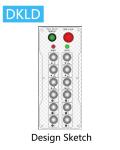 Twelve-way single speed switch industrial remote control