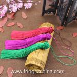Colorful classical wholesale chinese tassels trimming fringe for bookmark