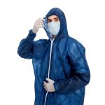 Pharma PPE Coveralls Medical , Disposable Clean Room Suits Class II