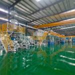 14700 kg Weight Lithium Ion Battery Scrap Recycling Plant for EV Car Battery