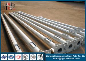 Quality 4m - 15m Anti-corrosion Galvanized Steel Tubular Pole for Street Lighting wholesale