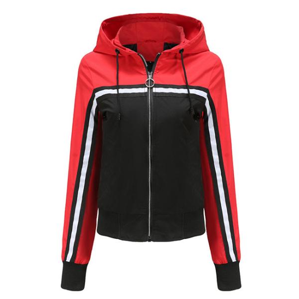 Oem Factory Manufacturer Custom Logo Casual Jackets Lady Spring Autumn Outdoor
