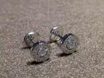 brand jewelry gem earring in 18 kt gold 18k gold jewelry
