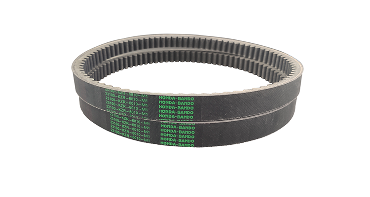 Customized OEM Support Black Rubber Drive Belt for Motorcycle Spare Parts and Accessories