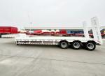 Jost Kingpin Three-Axle 40-60ton Lowbed Trailer For Large Equipment Transport