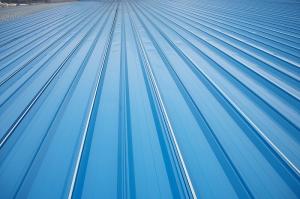 Quality Erosion Proof Corrugated Galvanized Steel Roofing Sheets Of Inter - Lock Type wholesale