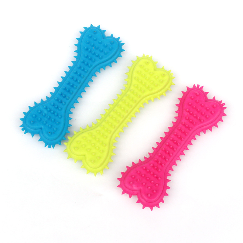 Pet Chew Toy for Dogs Teeth Cleaning Juguetes Para Mascotas 0.09kg Rubber Toothbrush Stick