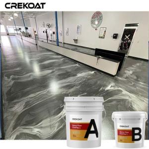 Quality Residential Metallic Epoxy Floor Coating Create Three Dimensional Effects wholesale