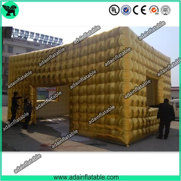 Customized Golden Inflatable Tent,Event Golden Inflatable,Golden Square Tent