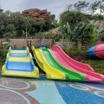 Interactive Children Straight Water Slide Wide For Family Mutilanes