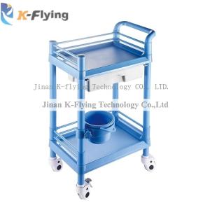 Quality ABS Plastic One Drawer Medical Trolley Cart CE Approval wholesale