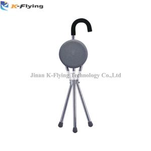 Quality Disabled Elderly Aluminum Folding Walking Stick Cane With Seat wholesale