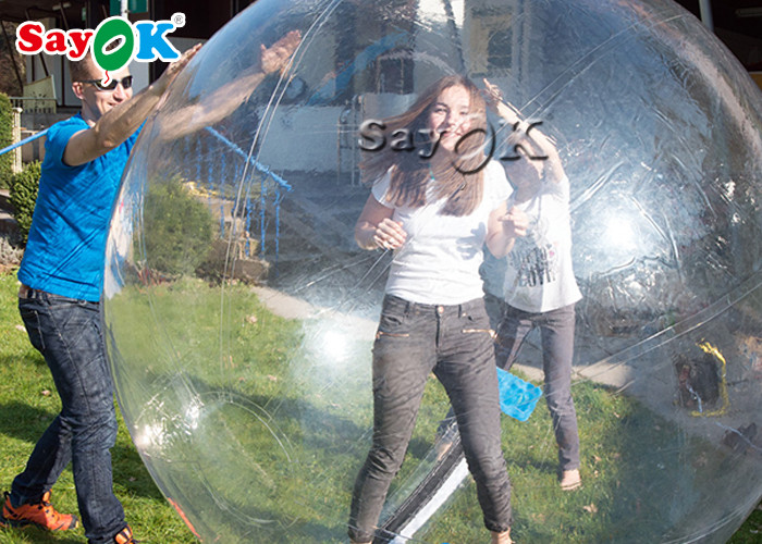 Giant Transparent Tpu Inflatable Water Walking Ball For Rental SGS ROHS