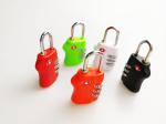 Colorful TSA 338 Luggage Combination Lock / TSA Security Padlock PC Material