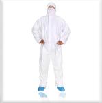 Non Woven Health Medical Clothing Disposable Coveralls With Hood