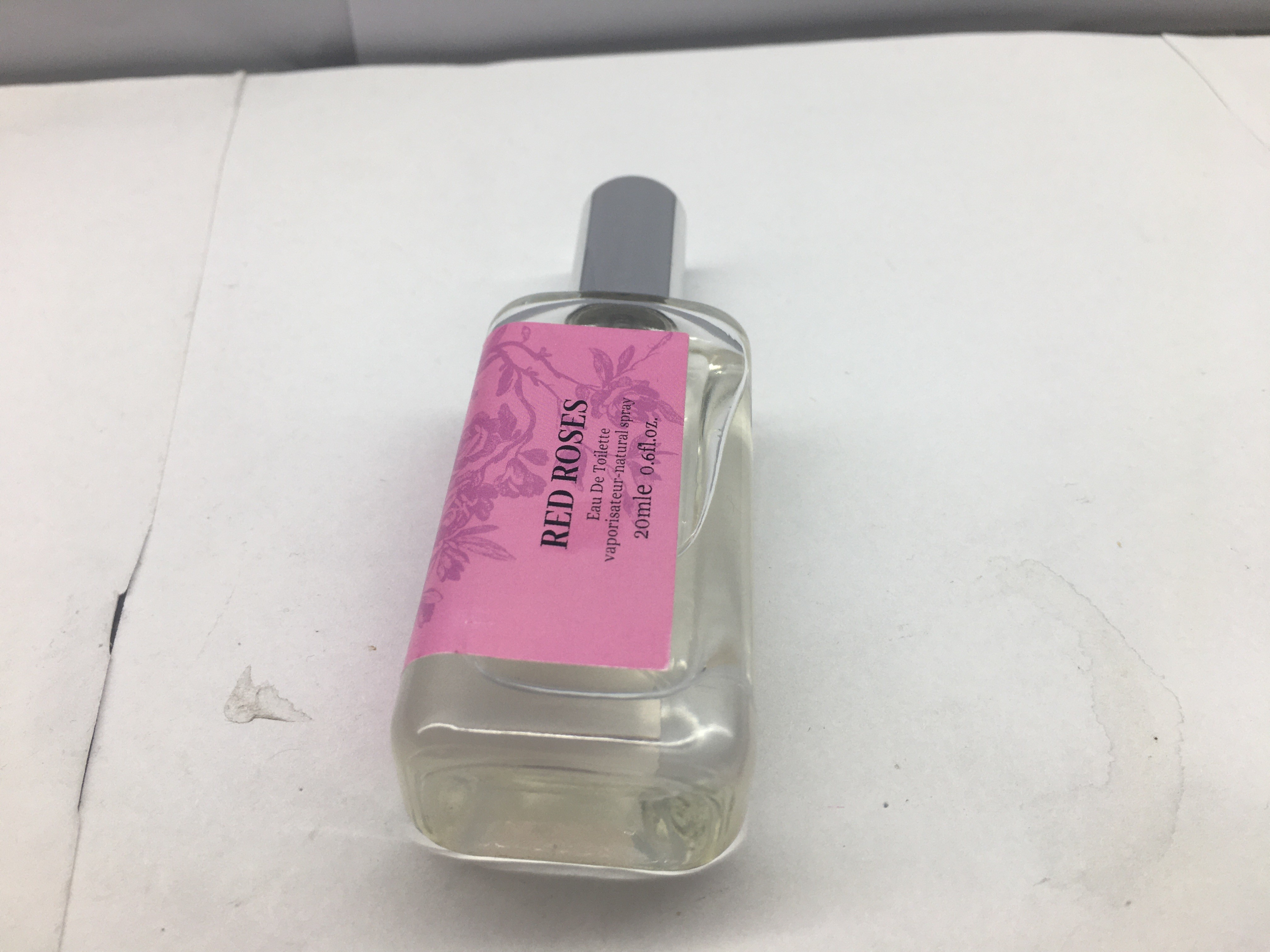 30ml Empty Glass Perfume Bottle Rectangle Shape Aluminum Sprayer For Female