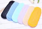 Custom Logo Dance Backless Yoga Grip Socks / Non - Slip Ankle Socks